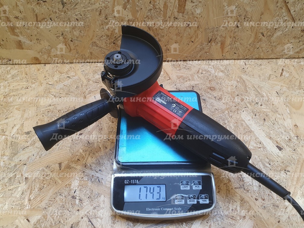 Болгарка ціна: START PRO SAG-125-1170 Вага: 1,74 кг