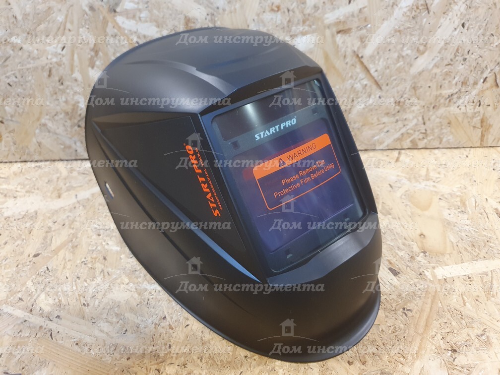 Маска зварювальника Start Pro SWH-100/3 – широкий огляд 100x80 мм, сонячні елементи для автономної роботи