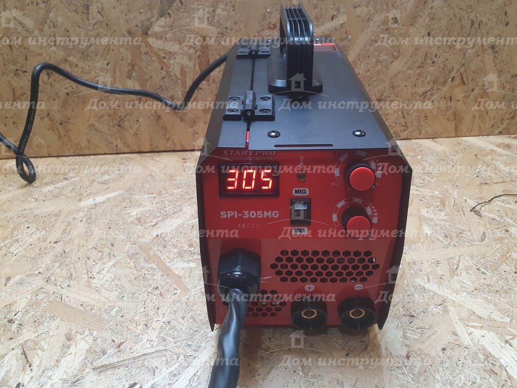 Зварювальний напівавтомат інверторний Start Pro SPI-305MG для зварювання напівавтоматом без газу.