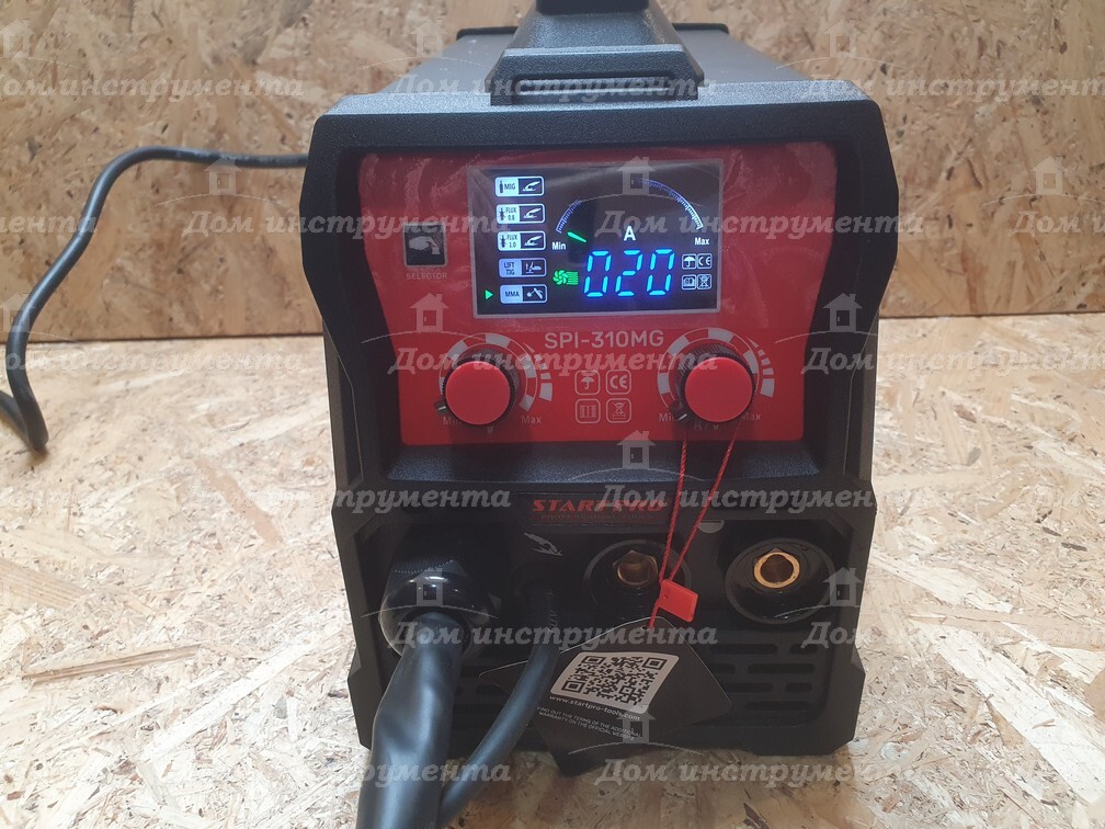 Зварювальний напівавтомат інверторний Start Pro SPI-310MG Argon — професійний зварювальний напівавтомат для роботи з газом та без газу.