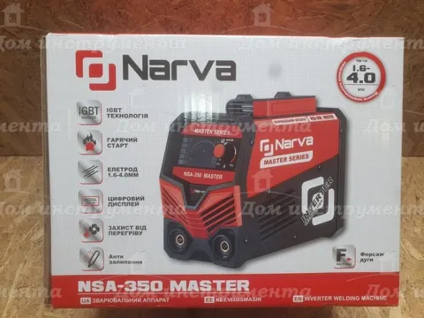 Зварювальний апарат ціна NARVA NSA-350 MASTER коробка характеристики
