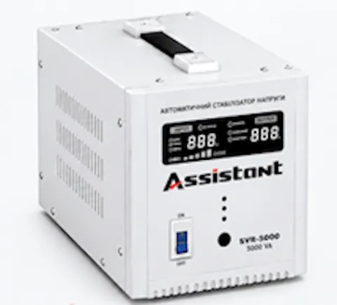 Стабілізатор напруги Assistant SVR-5000 5 кВА для дому загальний вигляд