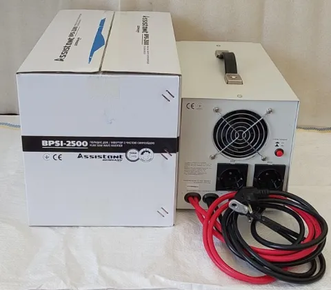 Упаковка ДБЖ Assistant BPSI-2500 з технічними характеристиками
