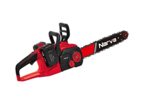 Акумуляторна ланцюгова пила NARVA NCS-214 PRO BL з безщітковим двигуном і шиною 16 дюймів.