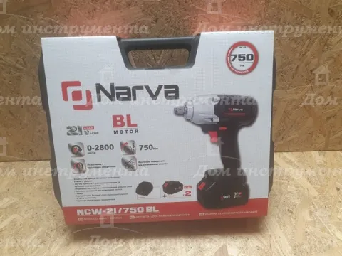 Гайковерт ударний акумуляторний NARVA NCW- 21/750BL
