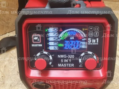 Зварювальний напівавтомат інверторний Narva NMG-320 5 IN 1 MASTER