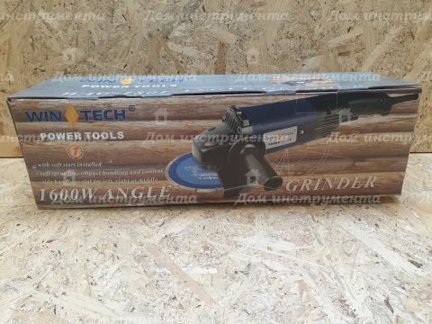 Кутова шліфувальна машина (болгарка) Wintech WAG-180 F