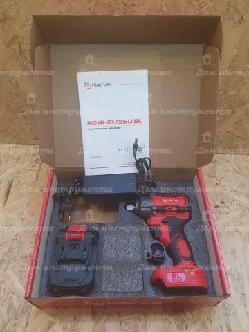 Гайковерт акумуляторний ударний NARVA NCW-21/350BL