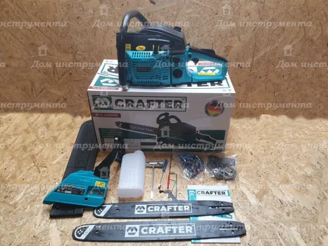 Бензопила ланцюгова Crafter RCS-5200HD (2 шини, 2 ланцюга)