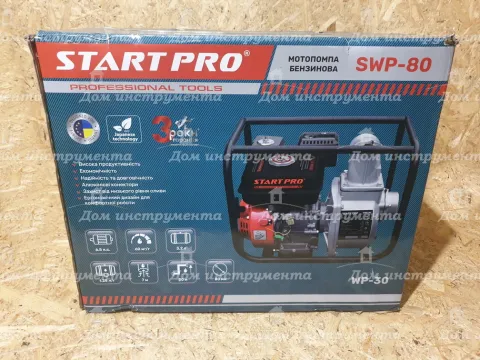 Мотопомпа бензинова Start Pro SWP-80