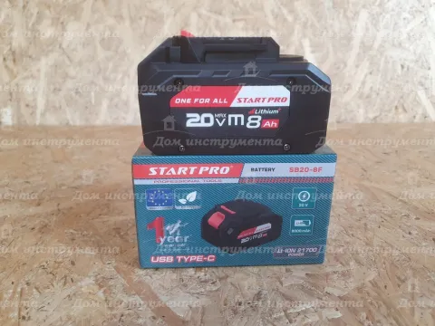 Акумуляторна батарея 8.0 А*г START PRO SB20-8F
