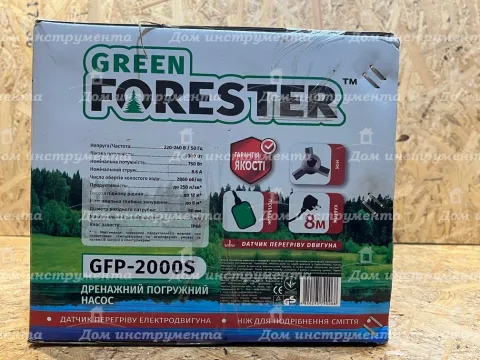 Дренажний занурний насос Green Forester GFP-2000S