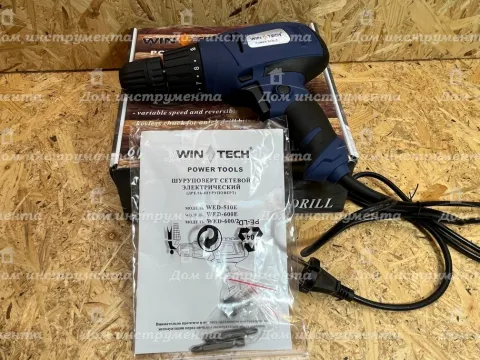 Шуруповерт мережевий Wintech WED-600 E