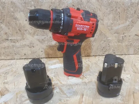 Шуруповерт акумуляторний Start Pro SCD-12 40Нм
