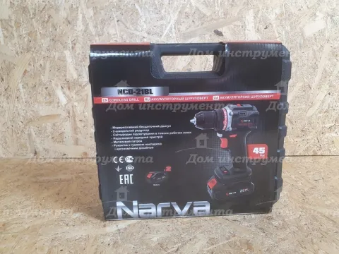 Шуруповерт акумуляторний NARVA NCD-21BL