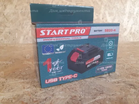 Акумуляторна батарея 4.0 А*г START PRO SB20-4