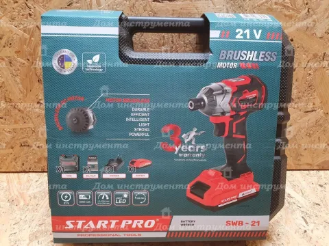 Гвинтоверт акумуляторний ударний START PRO SWB-21
