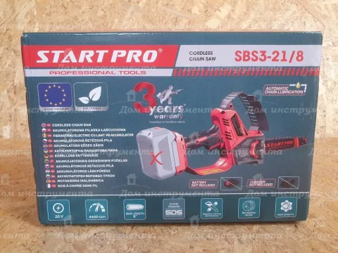 Пилка ланцюгова акумуляторна START PRO SBS3-21/8