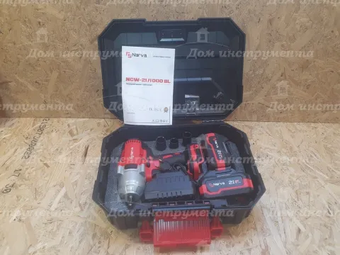 Гайковерт акумуляторний ударний NARVA NCW-21/1000BL