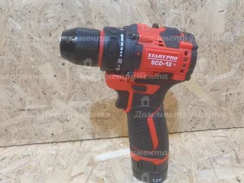 Шуруповерт акумуляторний Start Pro SCD-12 40Нм