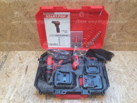 Шуруповерт акумуляторний Start Pro SCD-20
