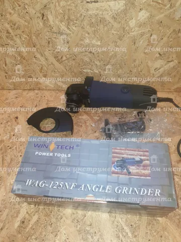 Кутова шліфувальна машина (болгарка) Wintech WAG-125 NF