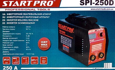 Зварювальний апарат Start Pro SPI-250 D