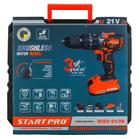 Шуруповерт акумуляторний Start Pro SCD-21/2В