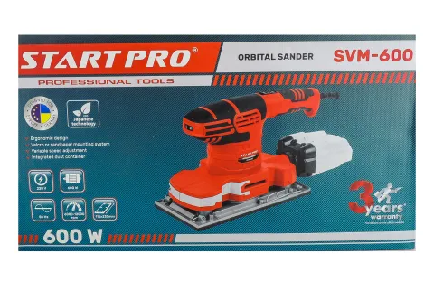 Вібраційна шліфмашина Start Pro SVM-600