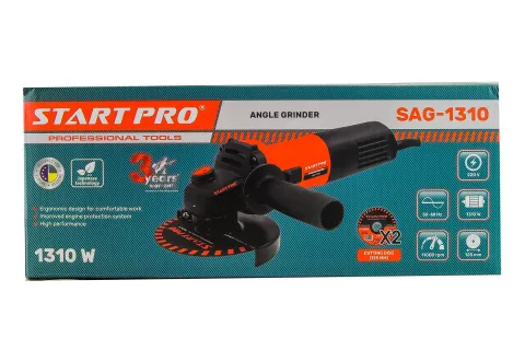 Кутова шліфувальна машина (болгарка) Start Pro SAG-1310