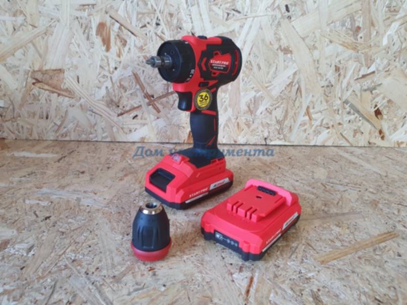 Шуруповерт акумуляторний Start Pro SCD2-18/2BD Brushless